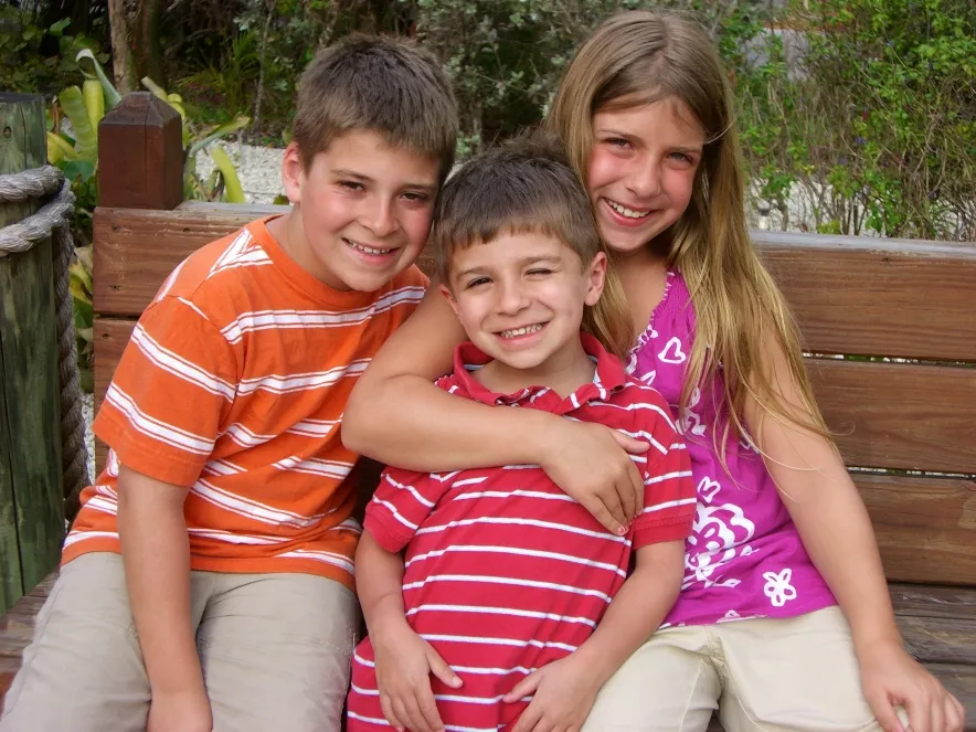 photo of Dr. Stehle's family smiling