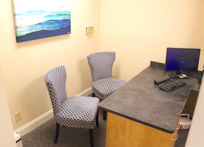 Consultation room in {PRACTICE_NAME}